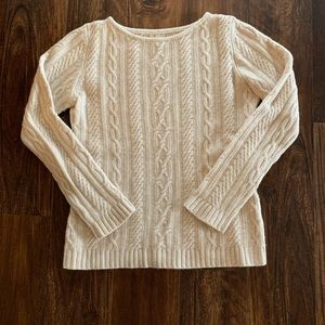 Cable Knit Cashmere Sweater
